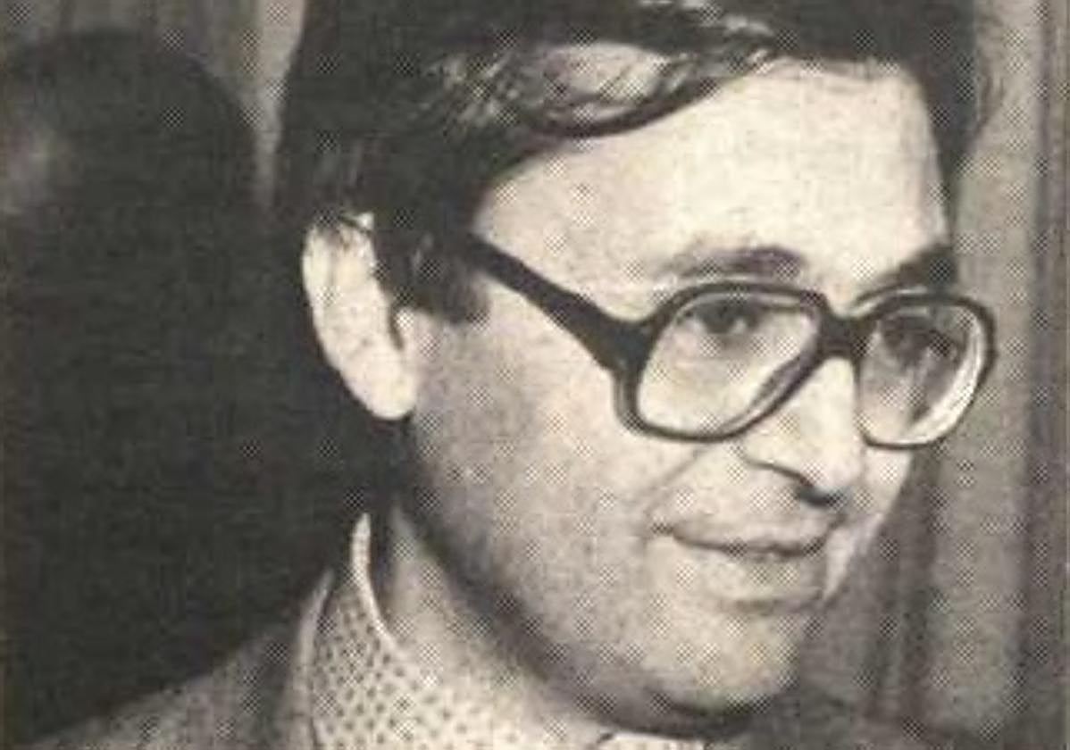 Antonio Sillero Repullo, en una imagen de 1980, durante su toma de posesión como director del ICE.