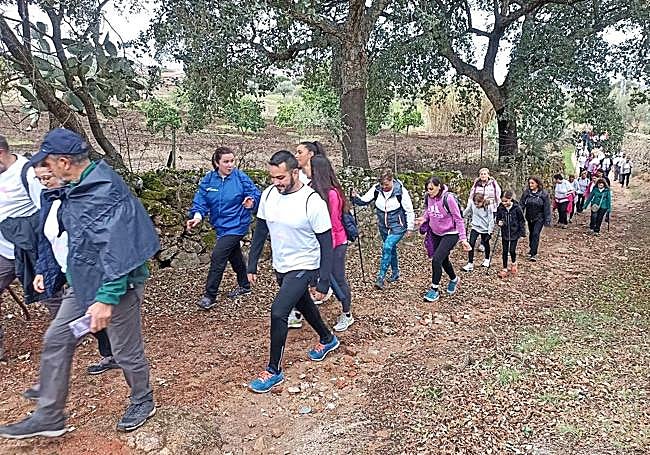 Otra imagen de la marcha rosa 2023