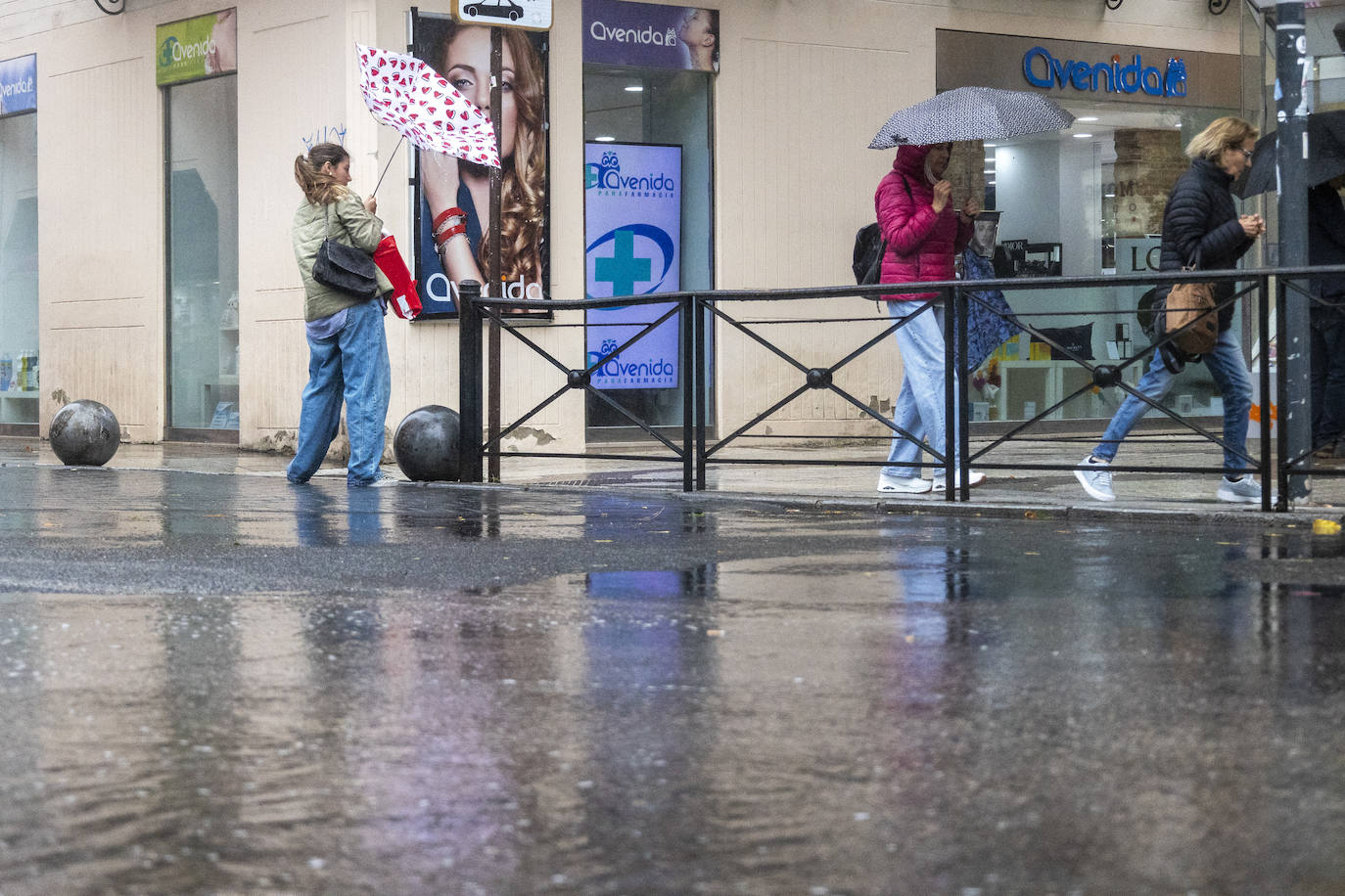 Fotos | Así han sido las lluvias de este miércoles en Cáceres