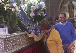 Besamanto en la concatedral este jueves.