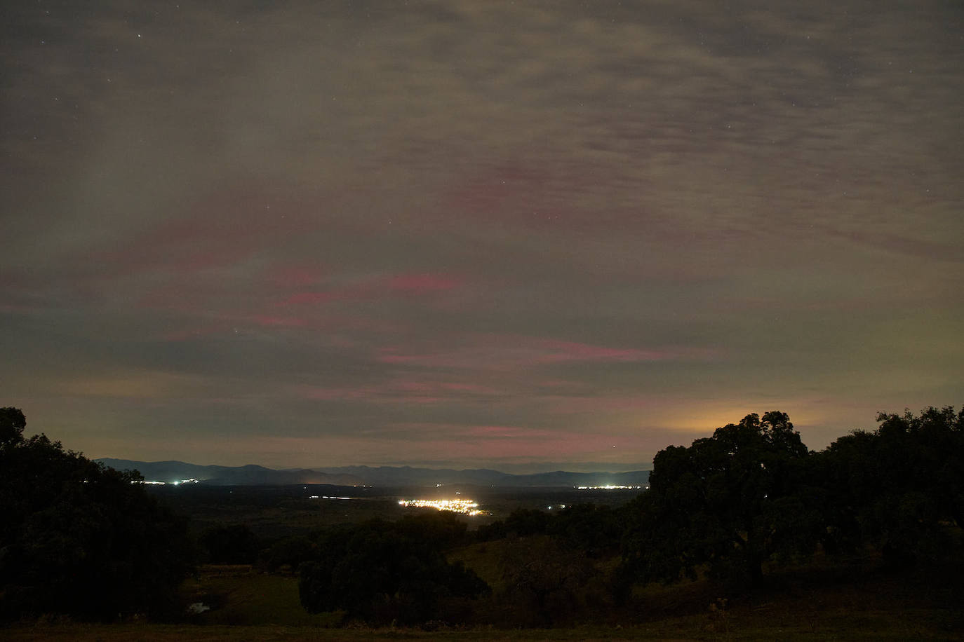 Fotos | Auroras boreales en Extremadura