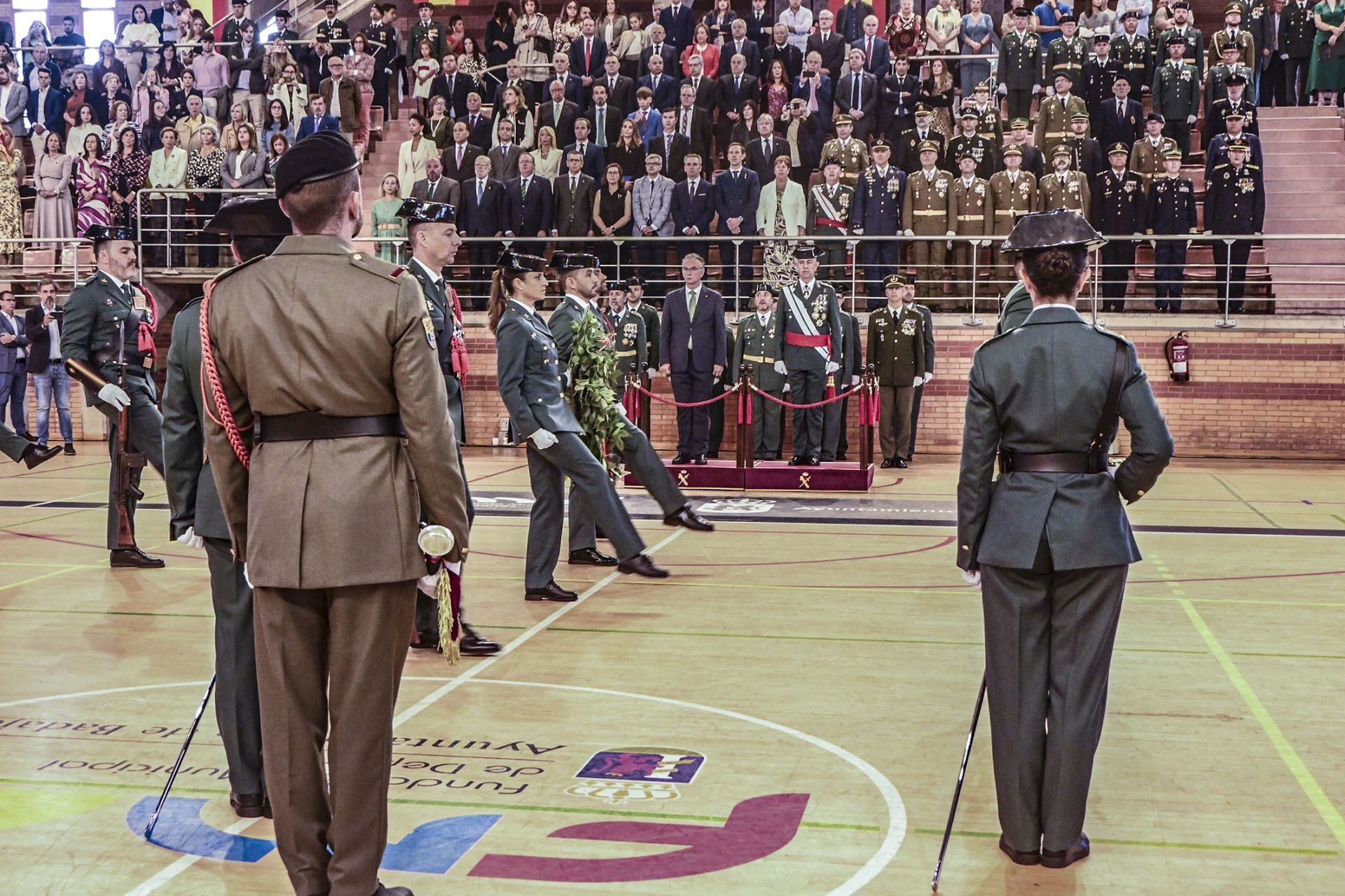 Actos de la Guardia Civil por el 12 de octubre en Badajoz
