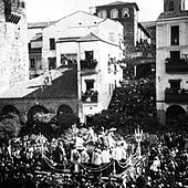 Así vivió Cáceres la coronación de la Virgen de la Montaña el 12 de octubre de 1924