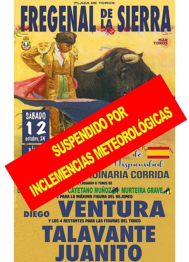 Suspendida la corrida de toros del Día de la Hispanidad
