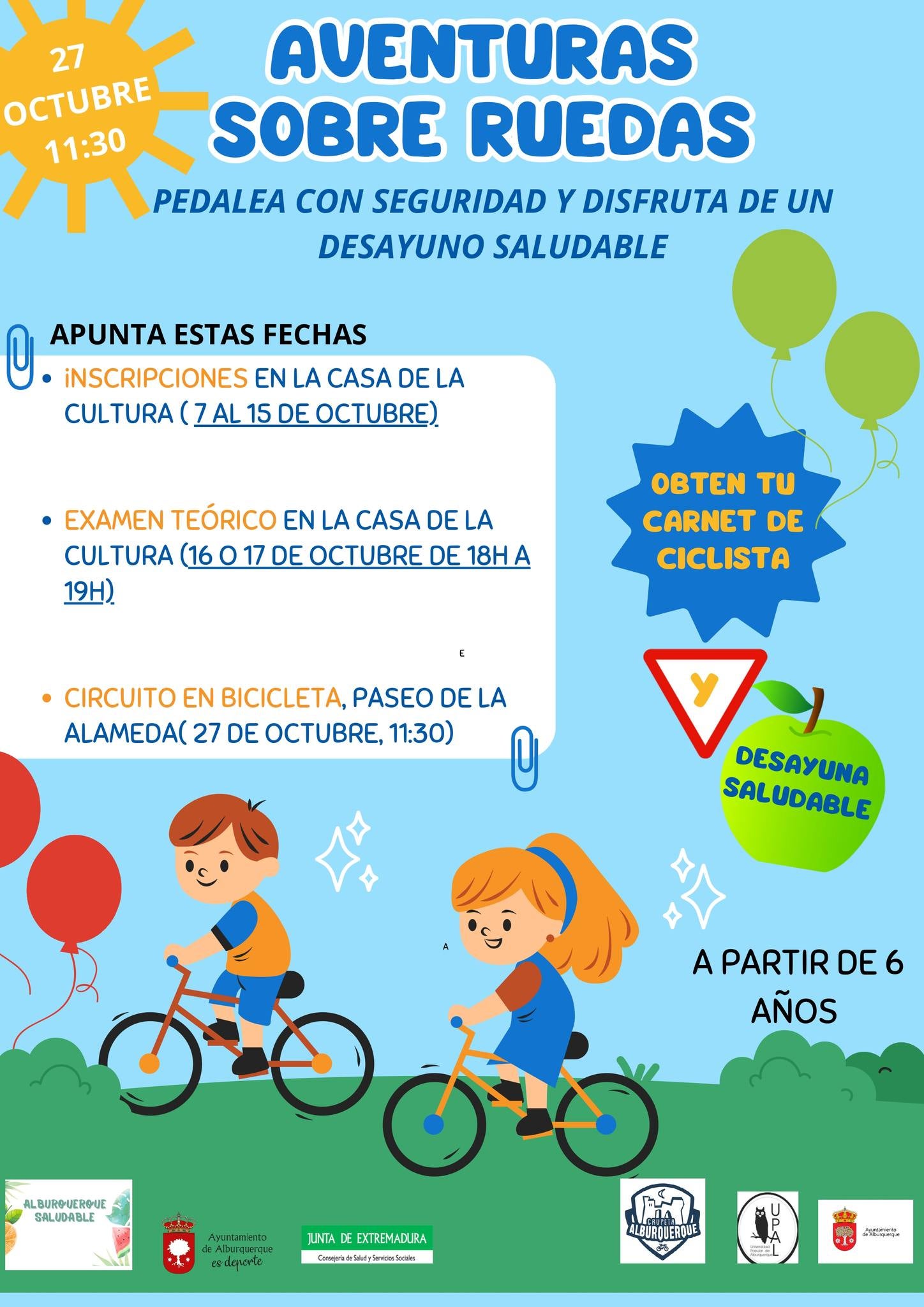 Cartel de la actividad