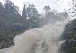 Cascada del Caozo, en el término de Piornal, hoy.