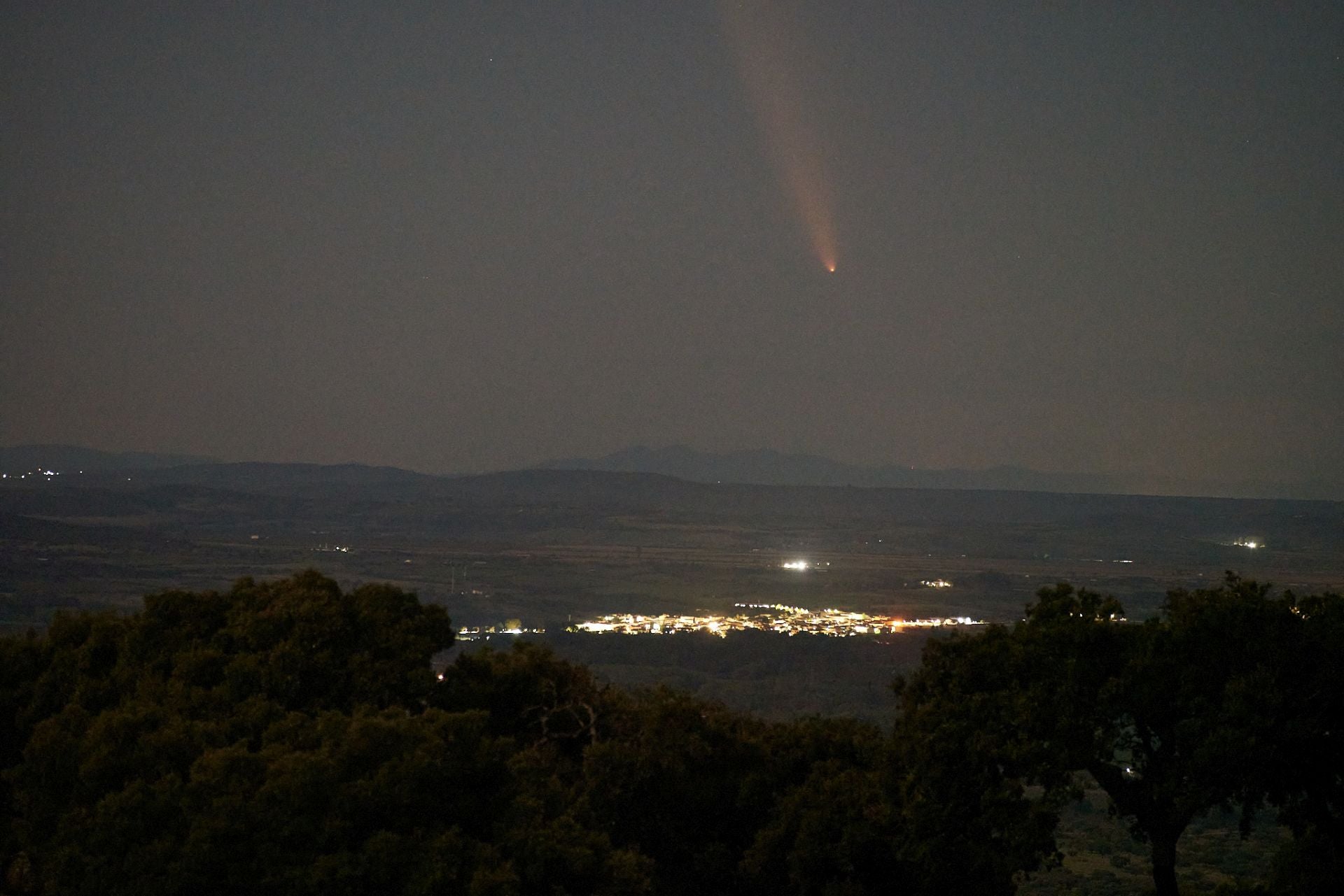 Imagen capturada desde el mirador de Valcorchero, en Plasencia. 