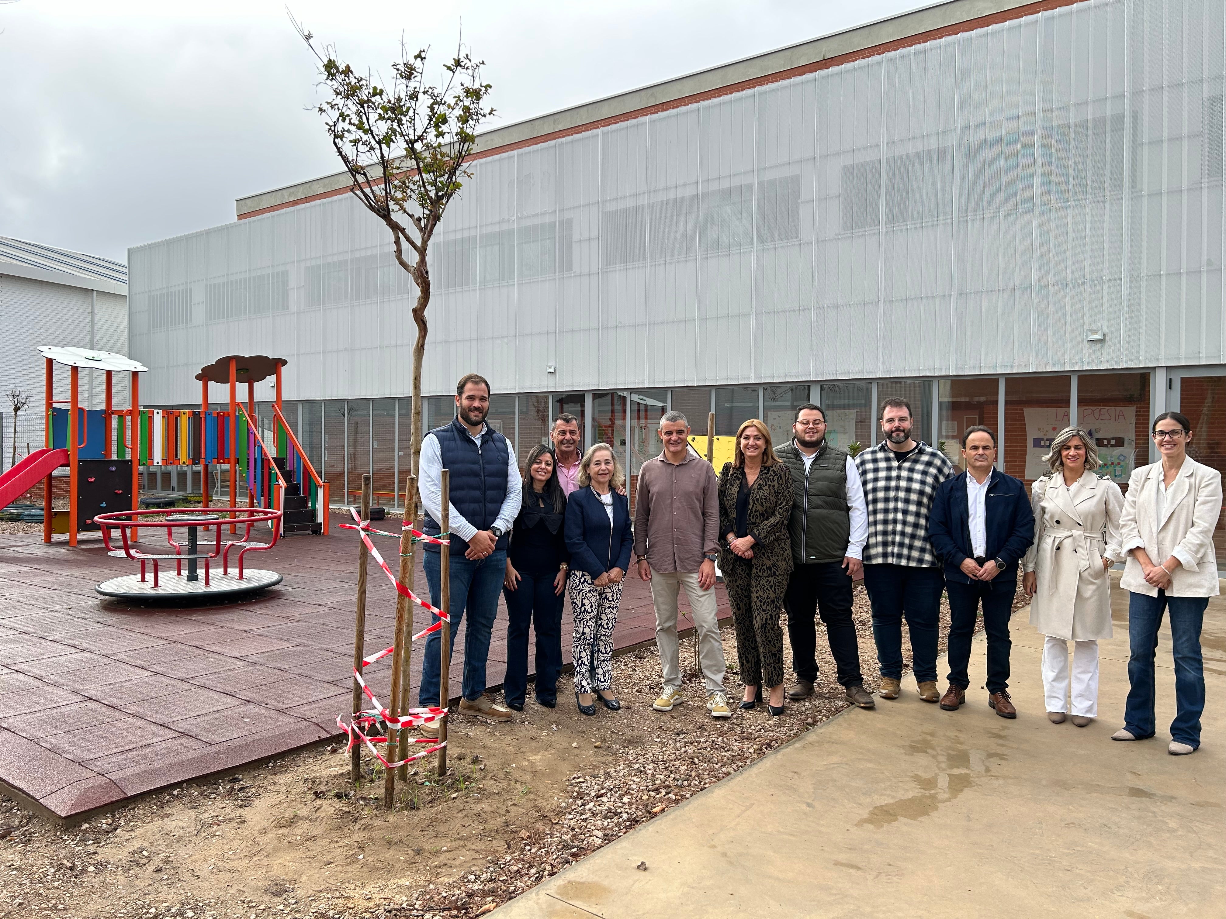 Nuevos instalaciones del colegio Virgen de Barbaño de Montijo.
