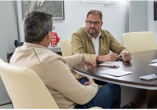 Antonio Rodríguez Osuna y Miguel Ángel Gallardo, reunidos esta semana.