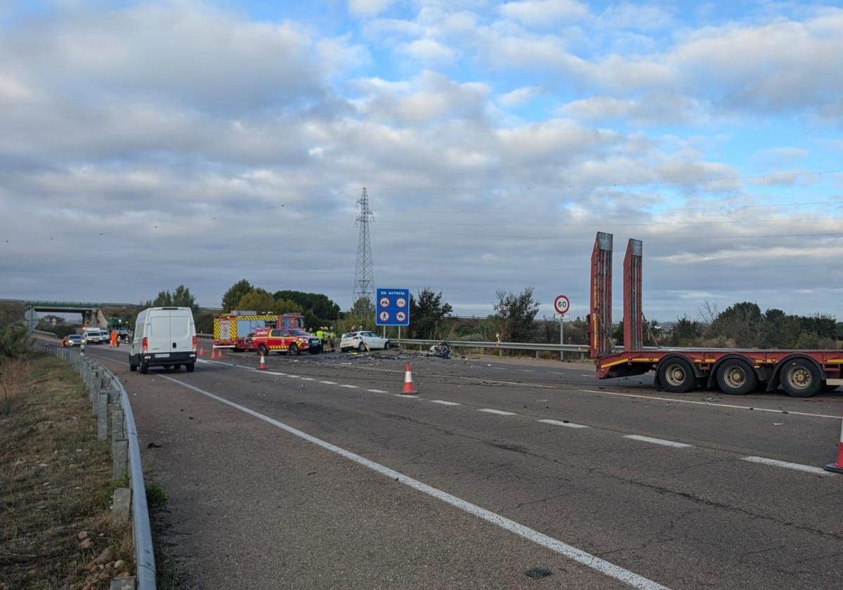 Así ha sido el accidente mortal en Villanueva de la Serena