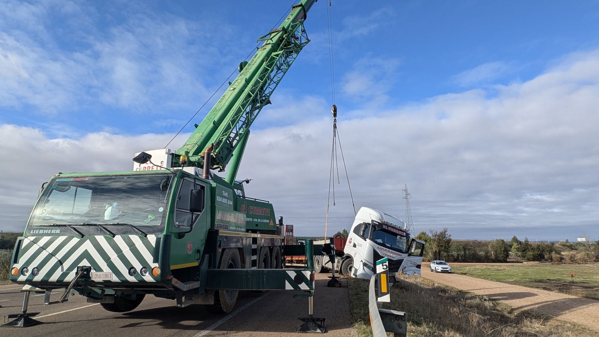 Así ha sido el accidente mortal en Villanueva de la Serena