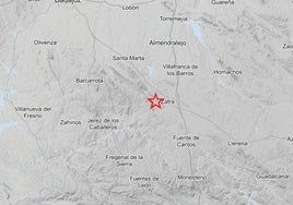 Epicentro del terremoto.