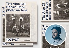 Diseño de Fran Méndez en 'The Alec Gill Hessle Road photo archive book'.