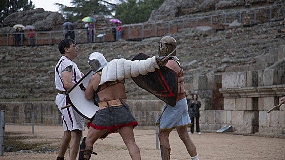 'Gladiator' vuelve a Emerita Augusta de la mano de influencers nacionales