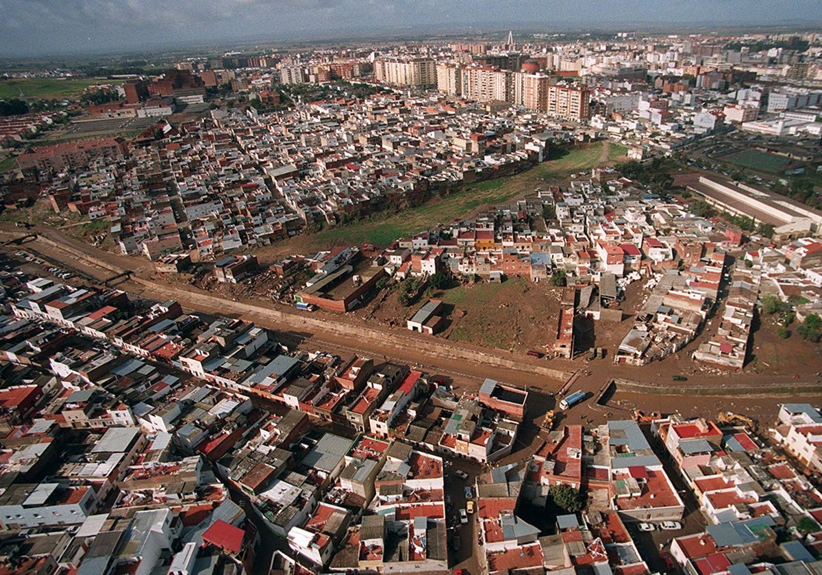 Imagen del estado de los arroyos tras la riada.