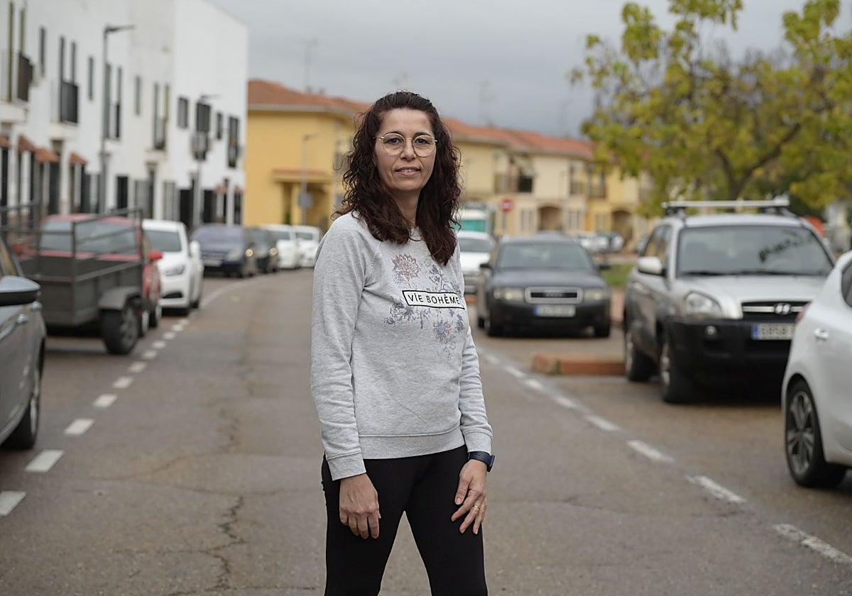 Adela García Martins ayer.