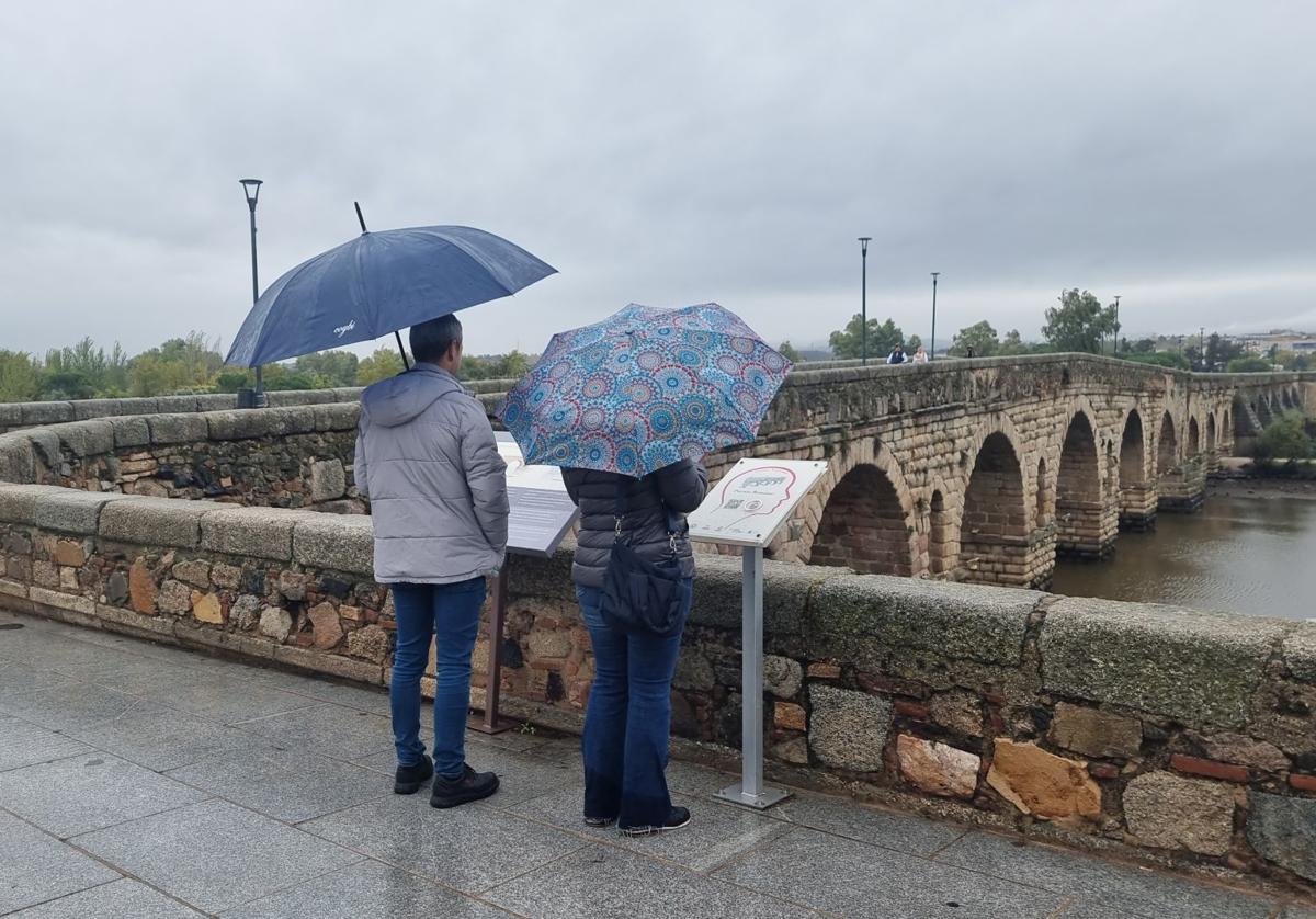 Imagen de la lluviosa jornada de ese jueves en Mérida.