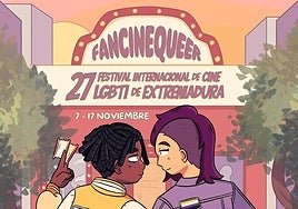 Fragmento del cartel del festival FanCineQueer
