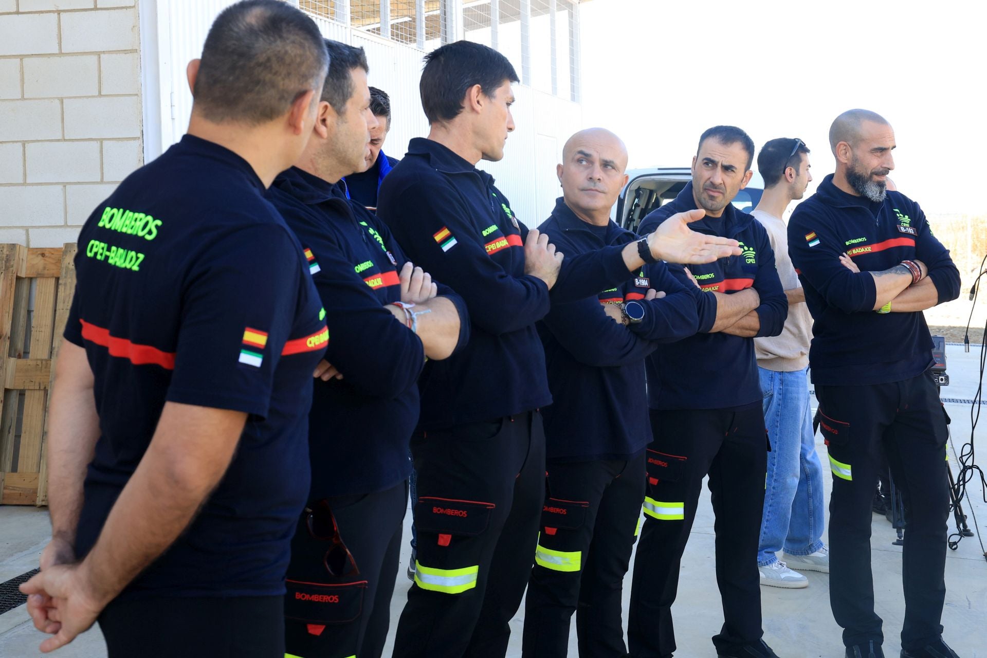 Así han recibido a los bomberos de la Diputación de Badajoz que regresan de Valencia
