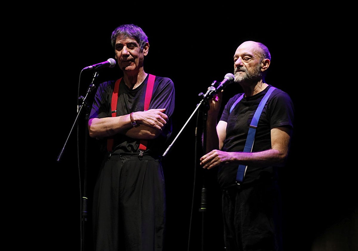 Faemino y Cansado, este viernes en el Gran Teatro de Cáceres, donde repiten este sábado con todas las entradas vendidas.