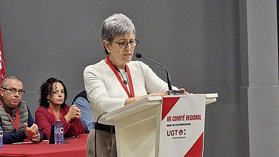 Patrocinio Sánchez presentará su candidatura para ser reelegida secretaria general de UGT Extremadura