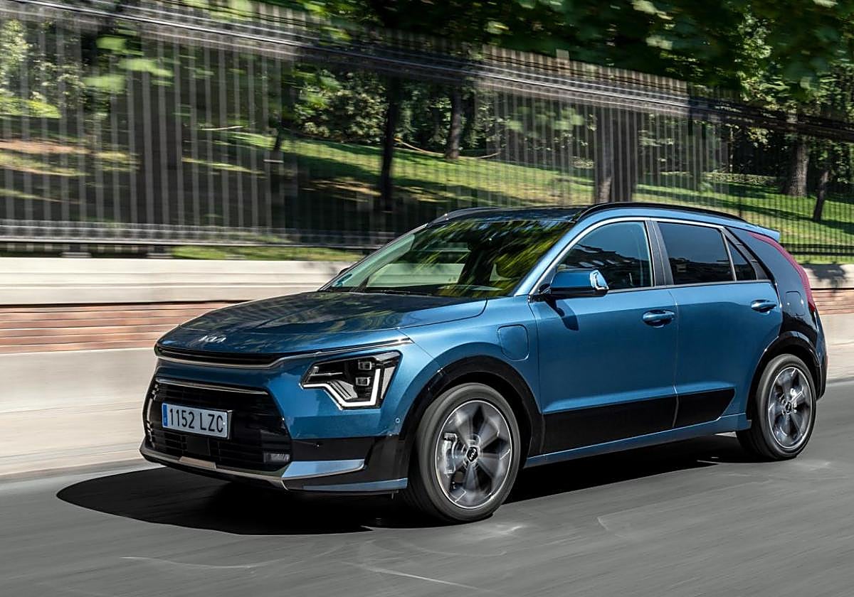Los eléctricos son el 5% de las ventas en 2024, sólo 42.762 vehículos matriculados. Aquí el Kia Niro.