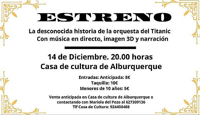 El estreno será el sábado, 14 de diciembre