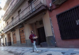 Calle San Juan en Badajoz.