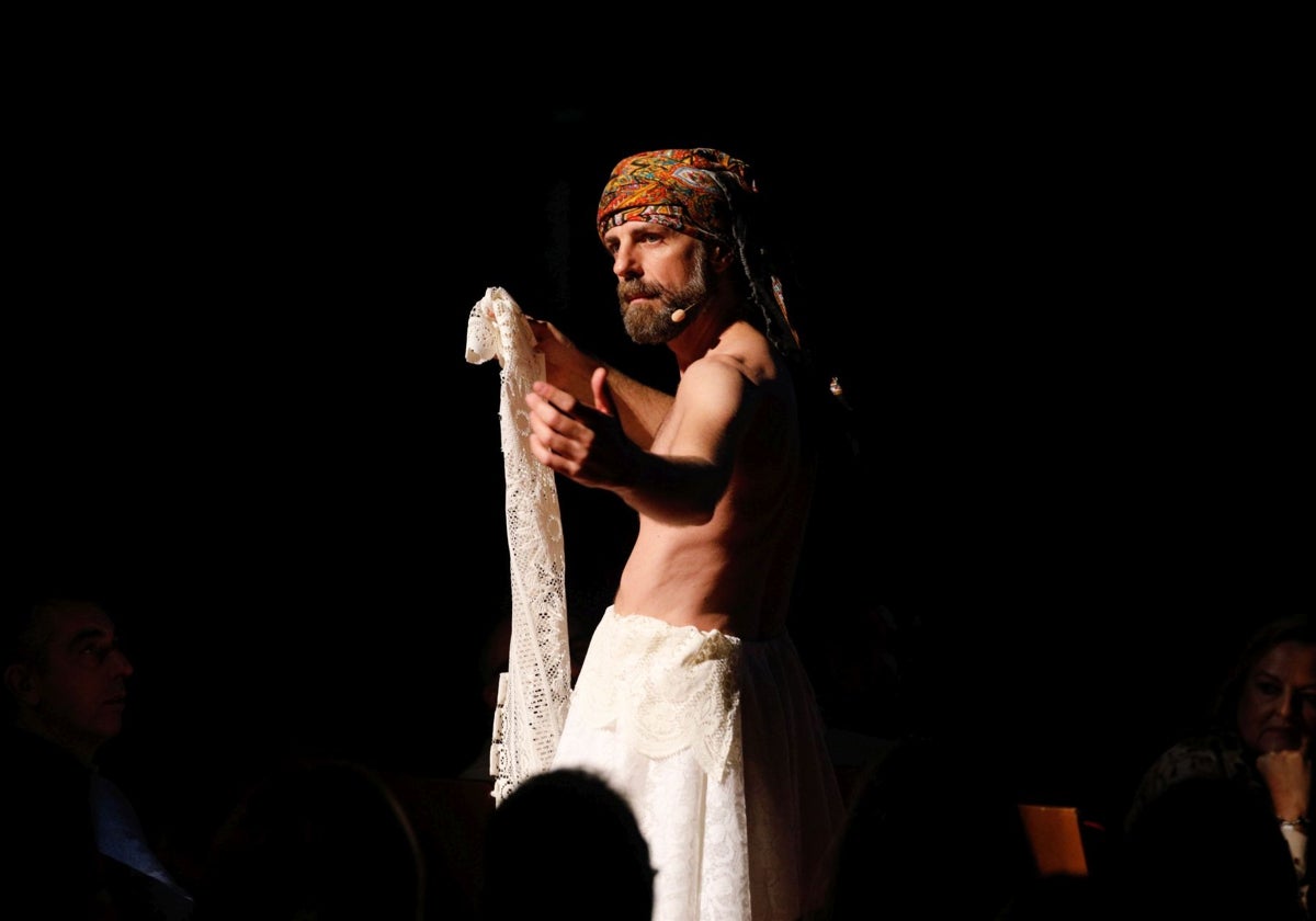 Santi Senso durante la presentación del documental 'Metralla de amor'.