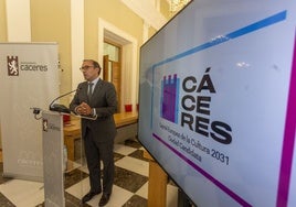 Presentación en julio de este año del consorcio de la candidatura para Cáceres 2016.