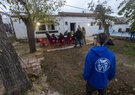 Actividad en el centro social okupado La Muela, que celebra hasta el lunes sus «jornadas de resistencia».