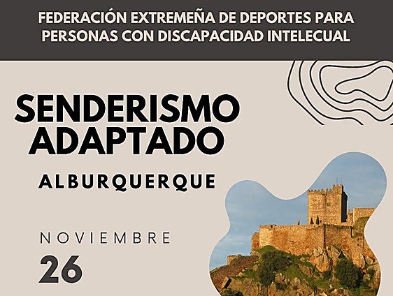 Ruta de senderismo adaptado por el patrimonio alburquerqueño