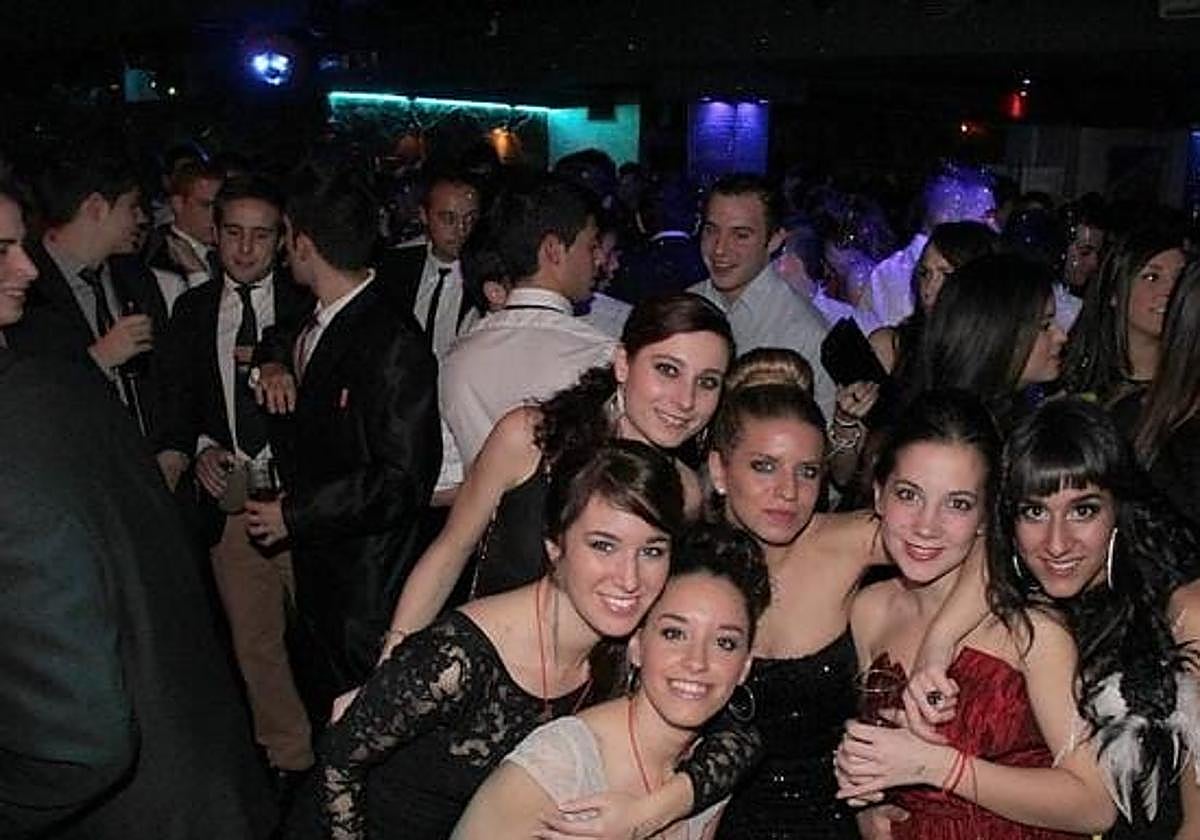 Imagen de archivo de un cotillón de Nochevieja:.