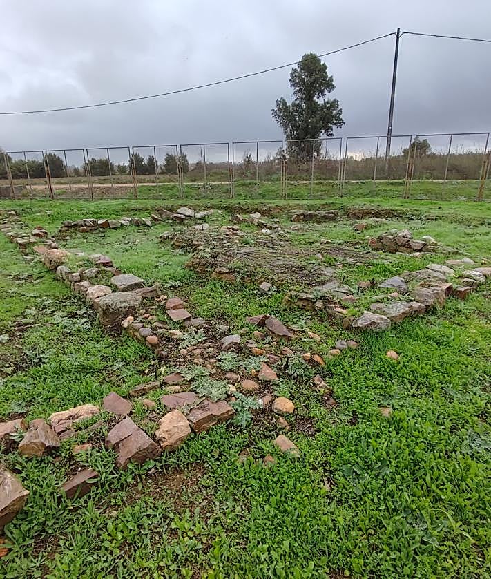 Imagen secundaria 2 - Mosaico y otros detalles constructivos de la villa romana de La Majona. 
