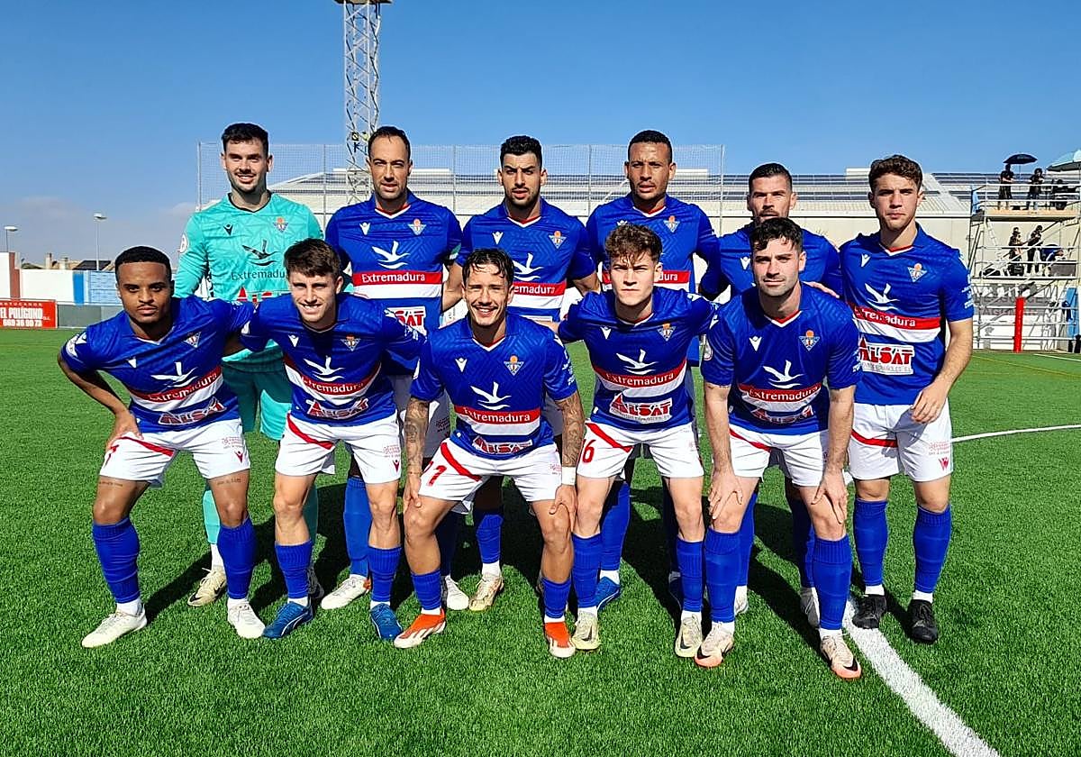 Once inicial del CD Don Benito.