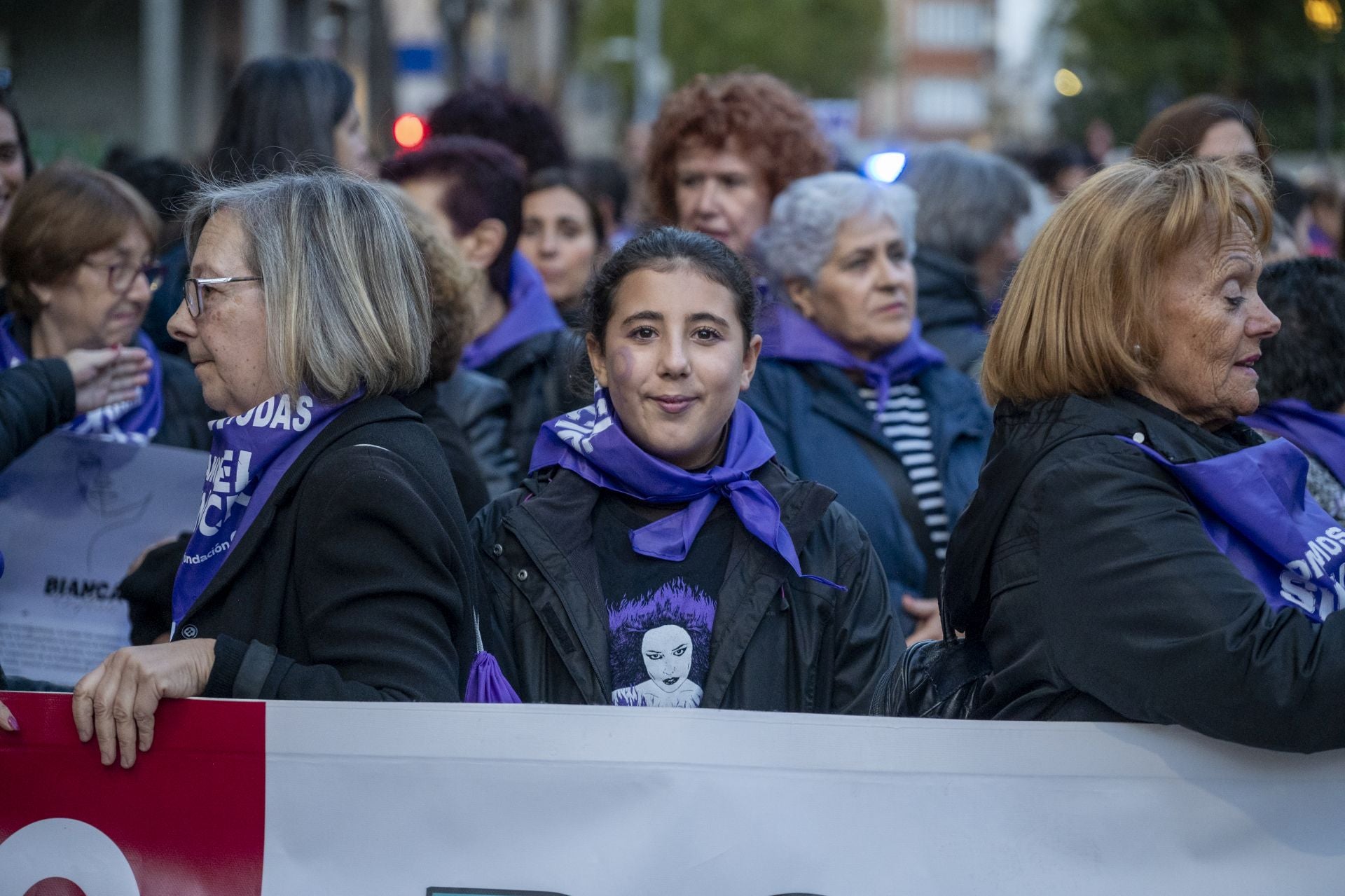 Marchas en las calles de Badajoz. 