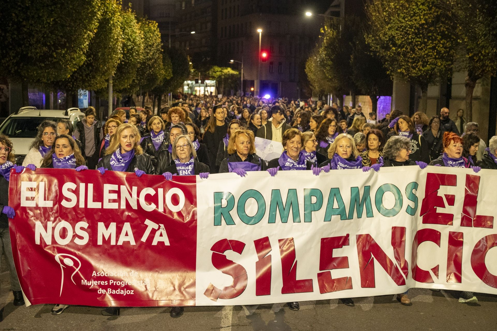 Las calles de Extremadura claman contra la violencia machista