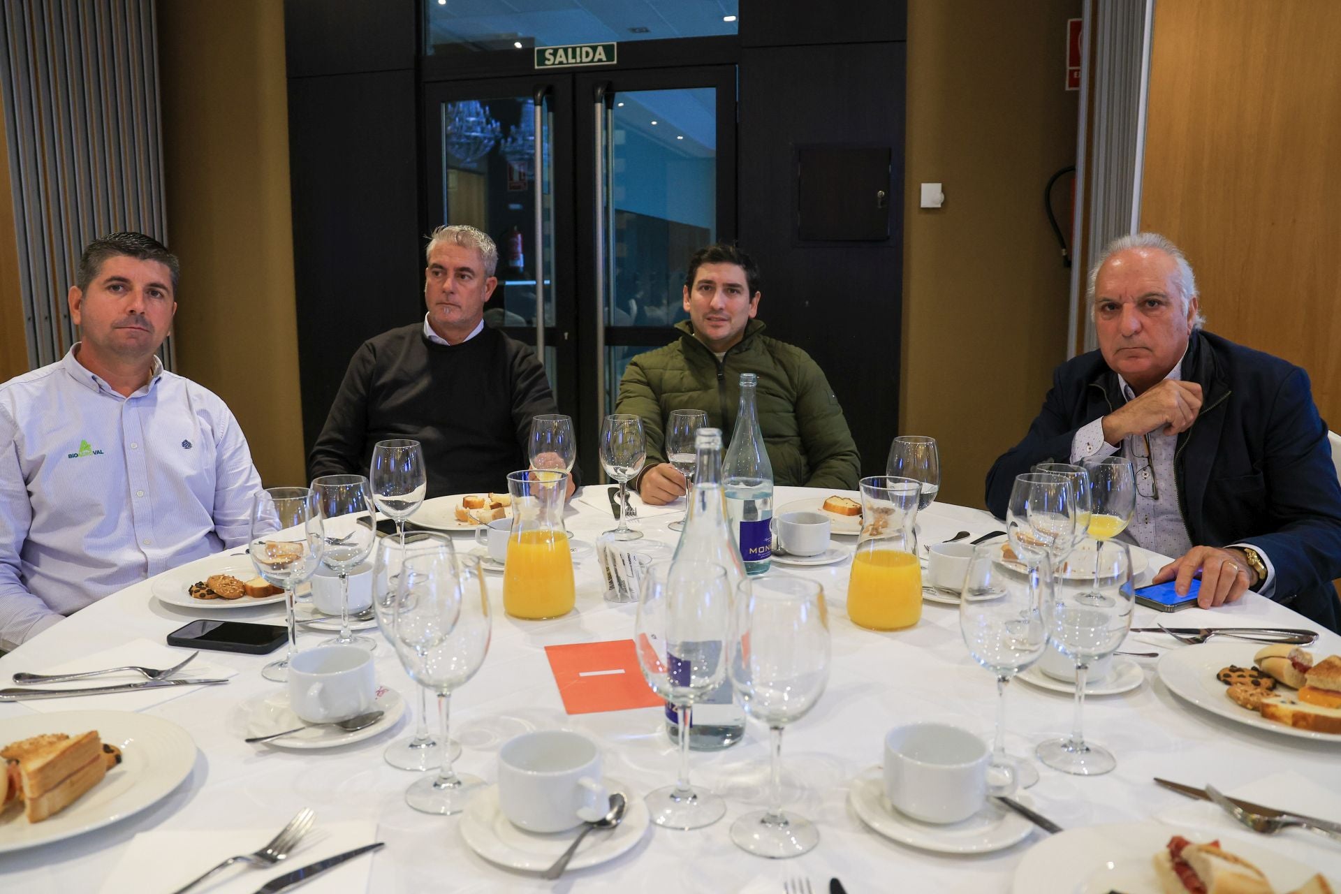 Fermín Fernández, Mariano Díaz, José Manuel Rodríguez y Antonio Casillas.