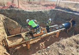 Obras de abastecimiento de agua que acomete la Junta de Extremadura.