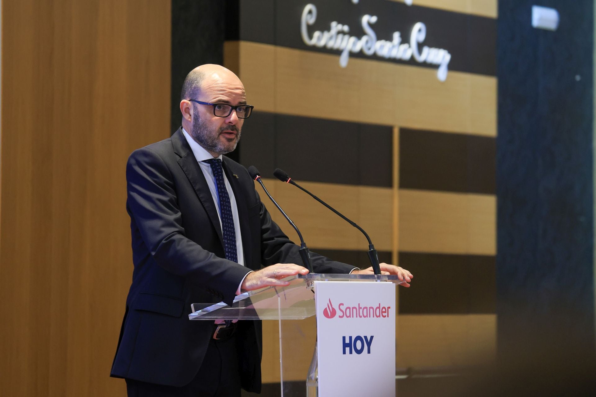 Justiniano Cortés, director territorial de Extremadura de Banco Santander