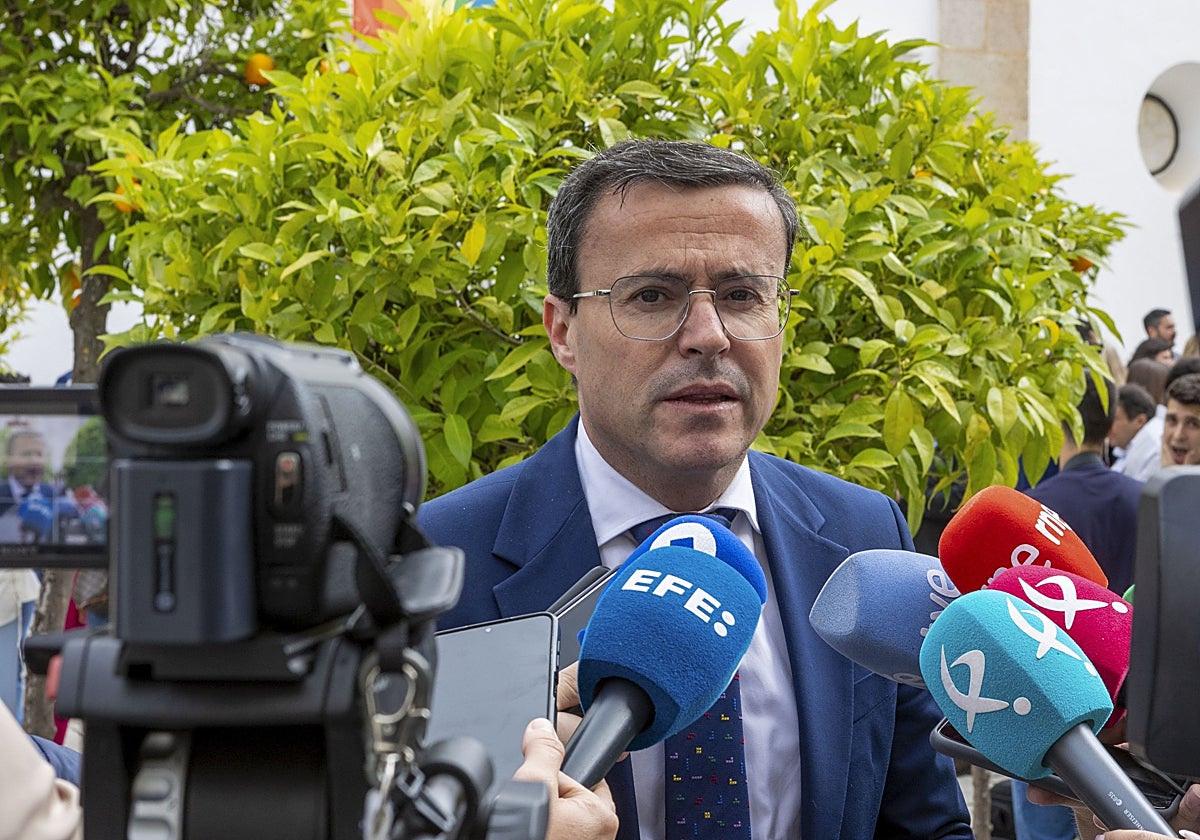 Miguel Ángel Gallardo, secretario general del PSOE de Extremadura.