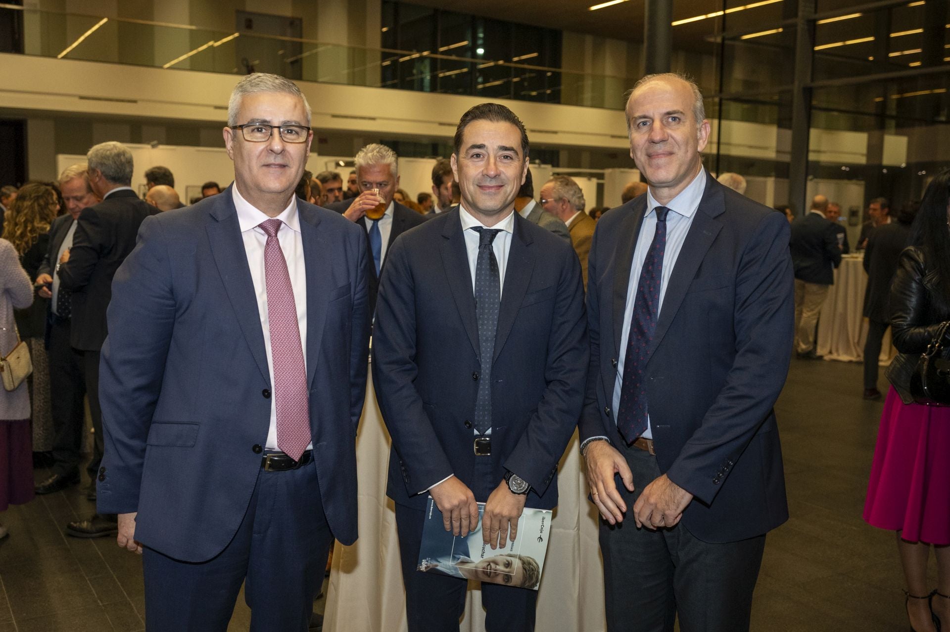 Ángel García, Miguel Ángel Mendiano y Francisco Pantín.