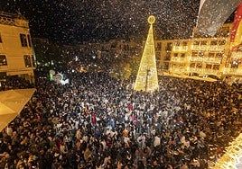 Encendido navideño de la ciudad de Plasencia.