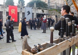 La plaza de San Jorge es uno de los puntos que acogen actividades dentro del encuentro 'City of dragons'.