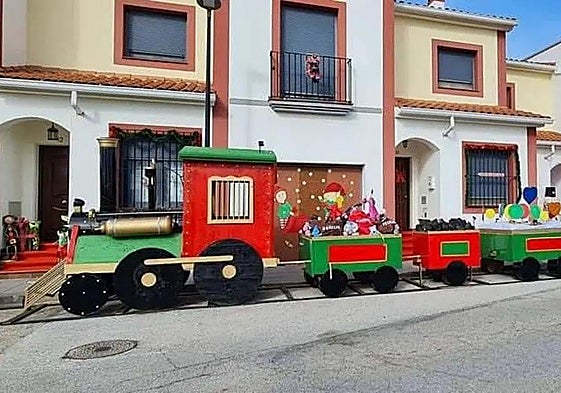 Archivo. Pueblo Navideño, una calle de Fregenal adornada por los vecinos.