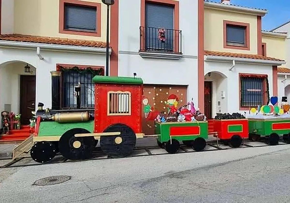 Archivo. Pueblo Navideño, una calle de Fregenal adornada por los vecinos.