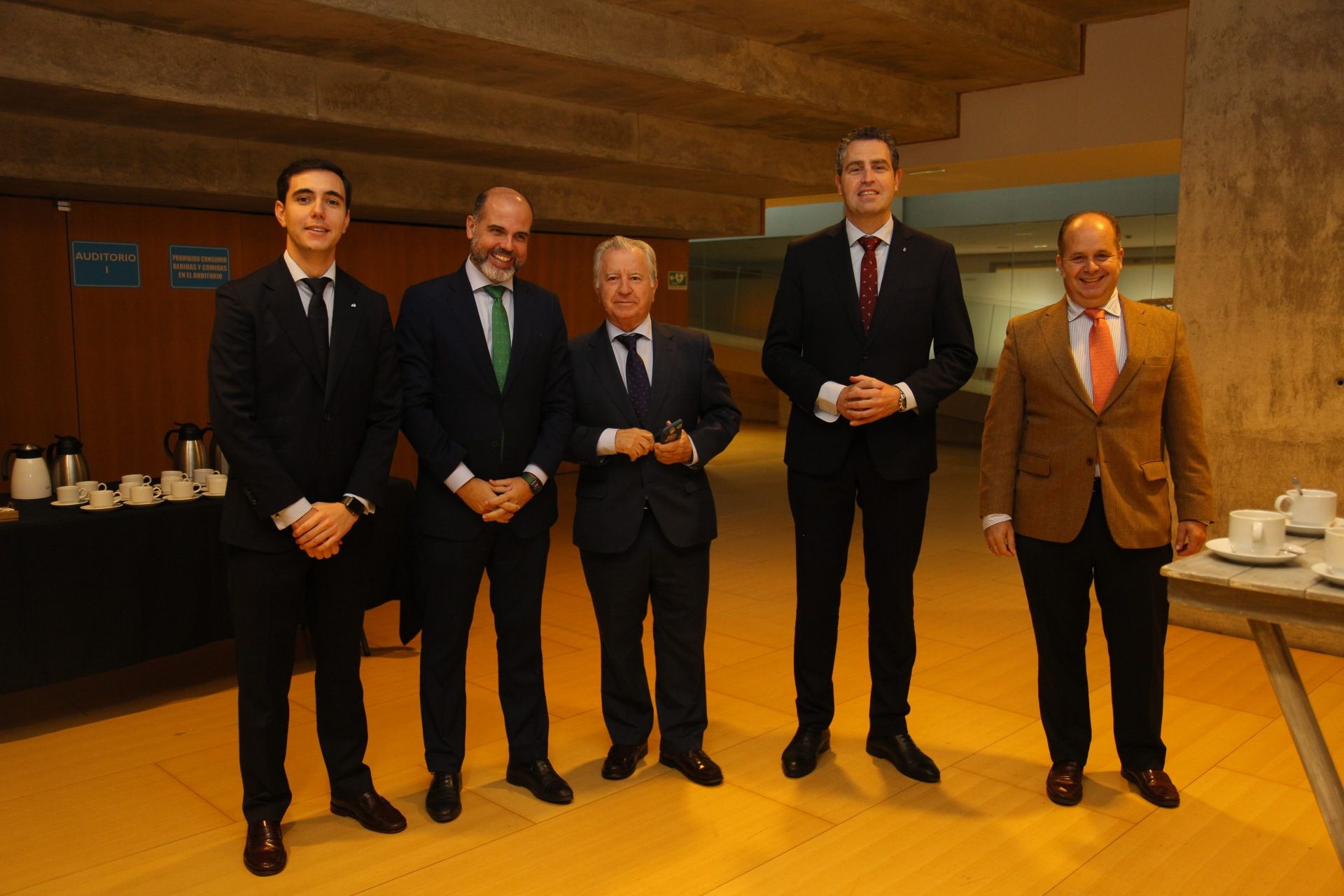 Javier Piriz, Francisco Mendoza, Pedro González, Eusebio Fernández- Cortés y Jaime Fernández de Tejada.