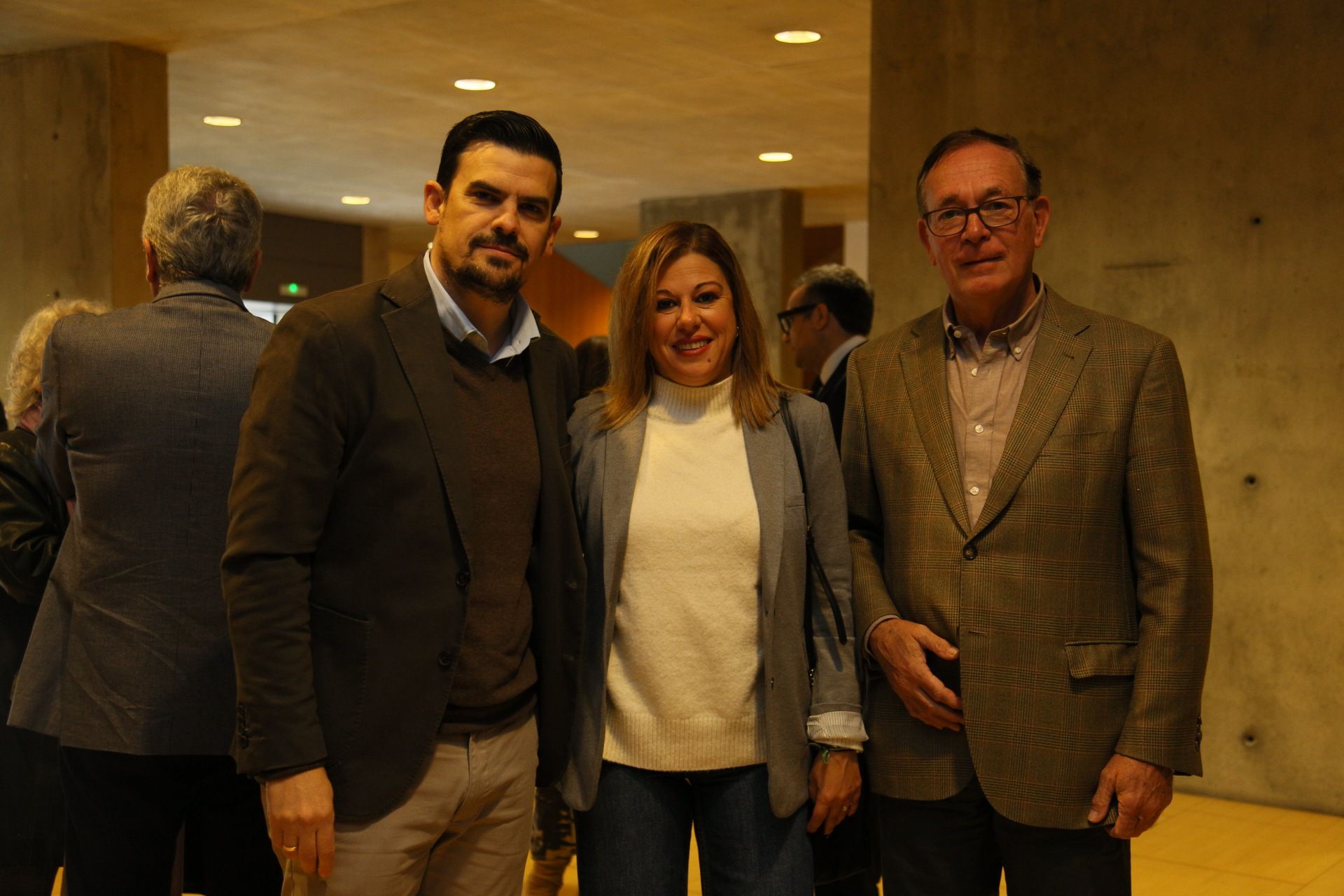 Santiago Amaro, Olivia Labrador y Luis Miguel Pérez.