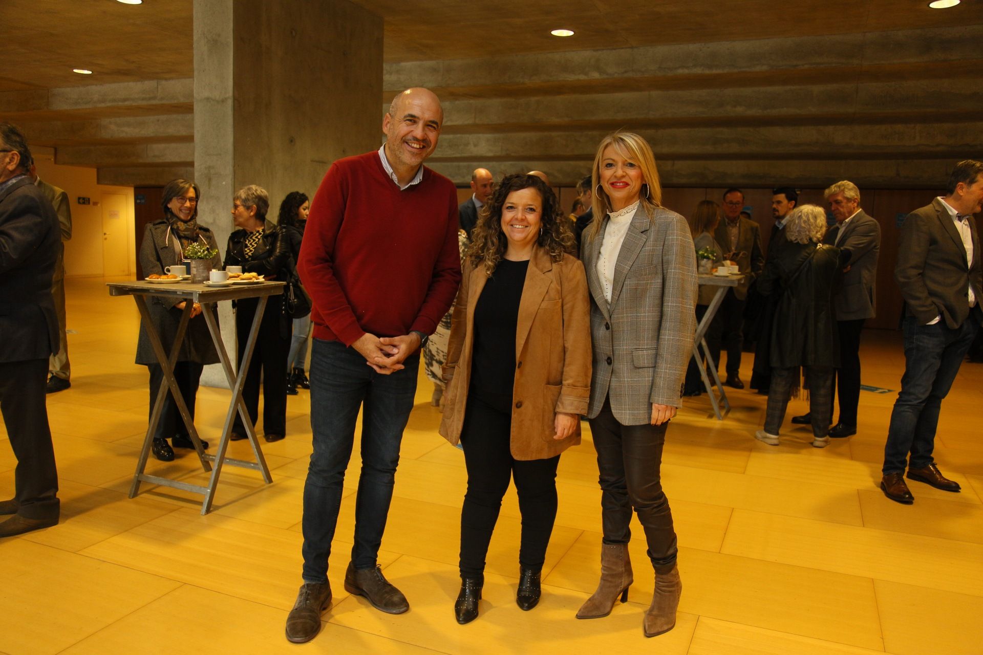 Juan Ramón Ferrera, Mari Cruz Rodríguez y Piedad Álvarez.