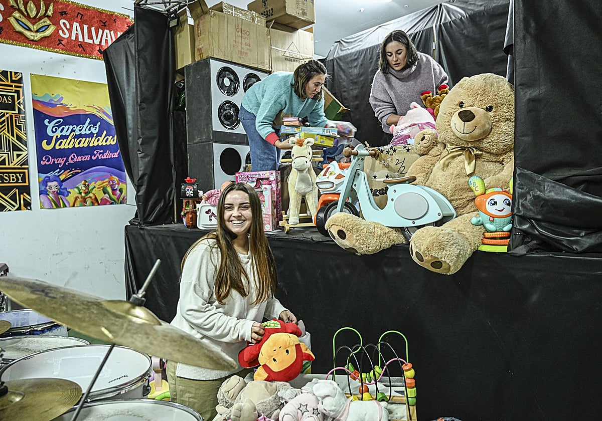 Recogida de juguetes organizada por esta comparsa del Carnaval de Badajoz.